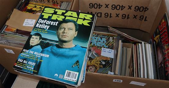 Star Trek - comics, magazines, annuals, graphic novellas, posters etc.
